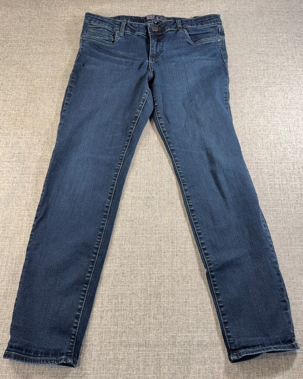 KUT From The Kloth Womens 14 Baby Bootcut Jeans Dark Wash Stretch 33x29